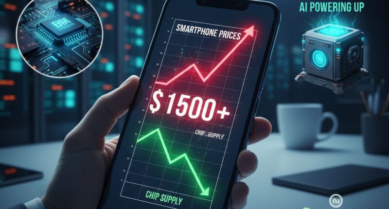 Comparison of premium AI smartphones and rising technology costs in 2026